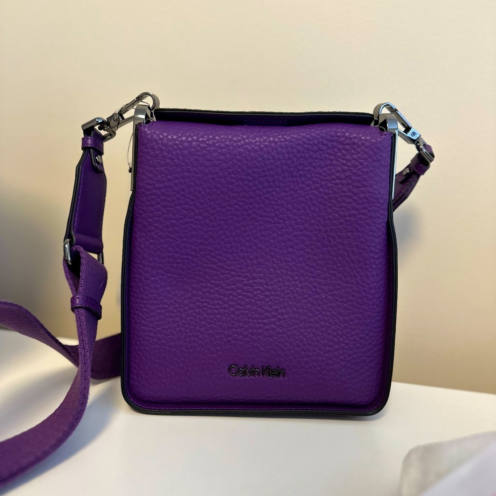 Purple Calvin Klein Satchel